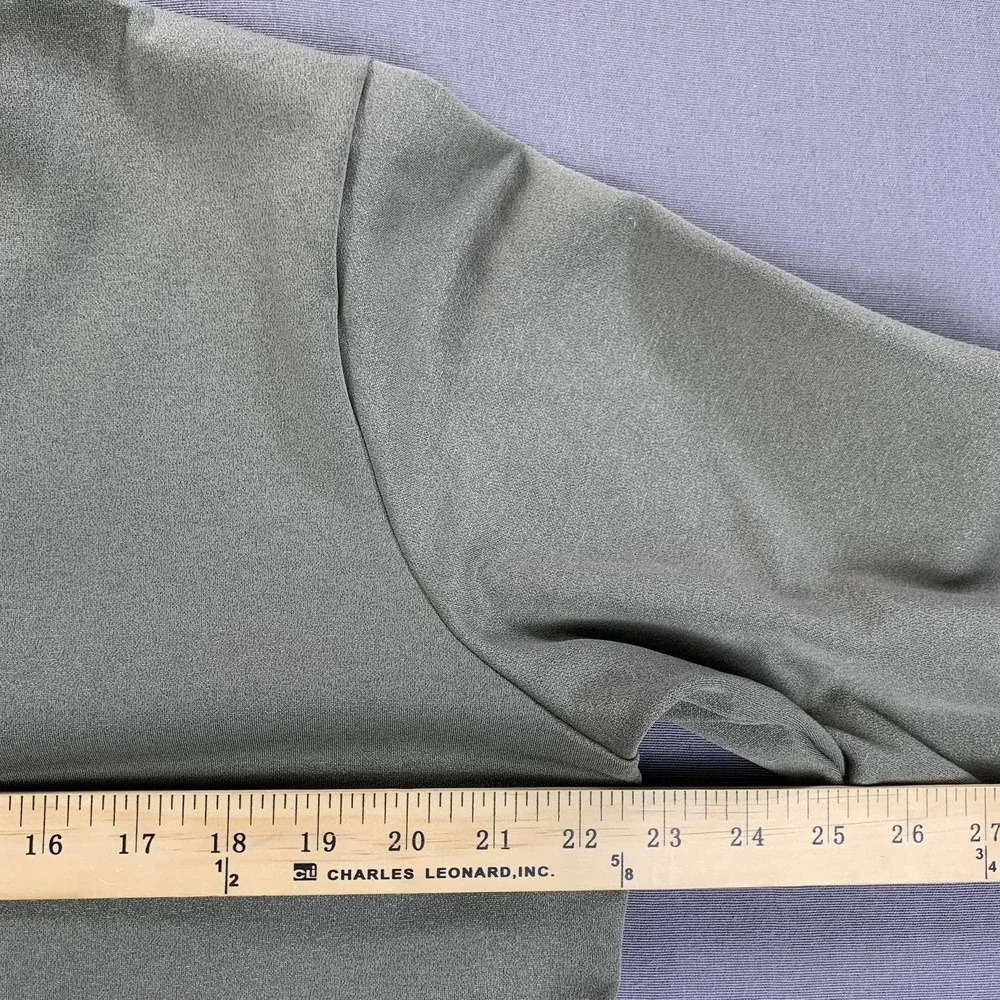 5.11 Tactical Sweatshirt Women LG Green Fleece Lined Crewneck Pullover Sweater